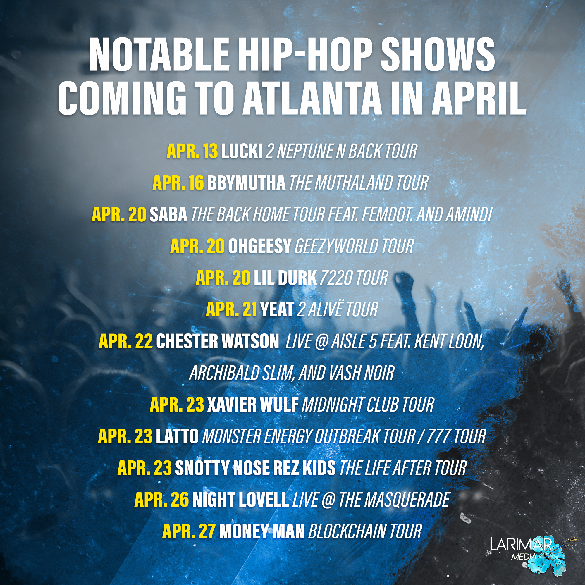 April Hip-Hop Concerts 