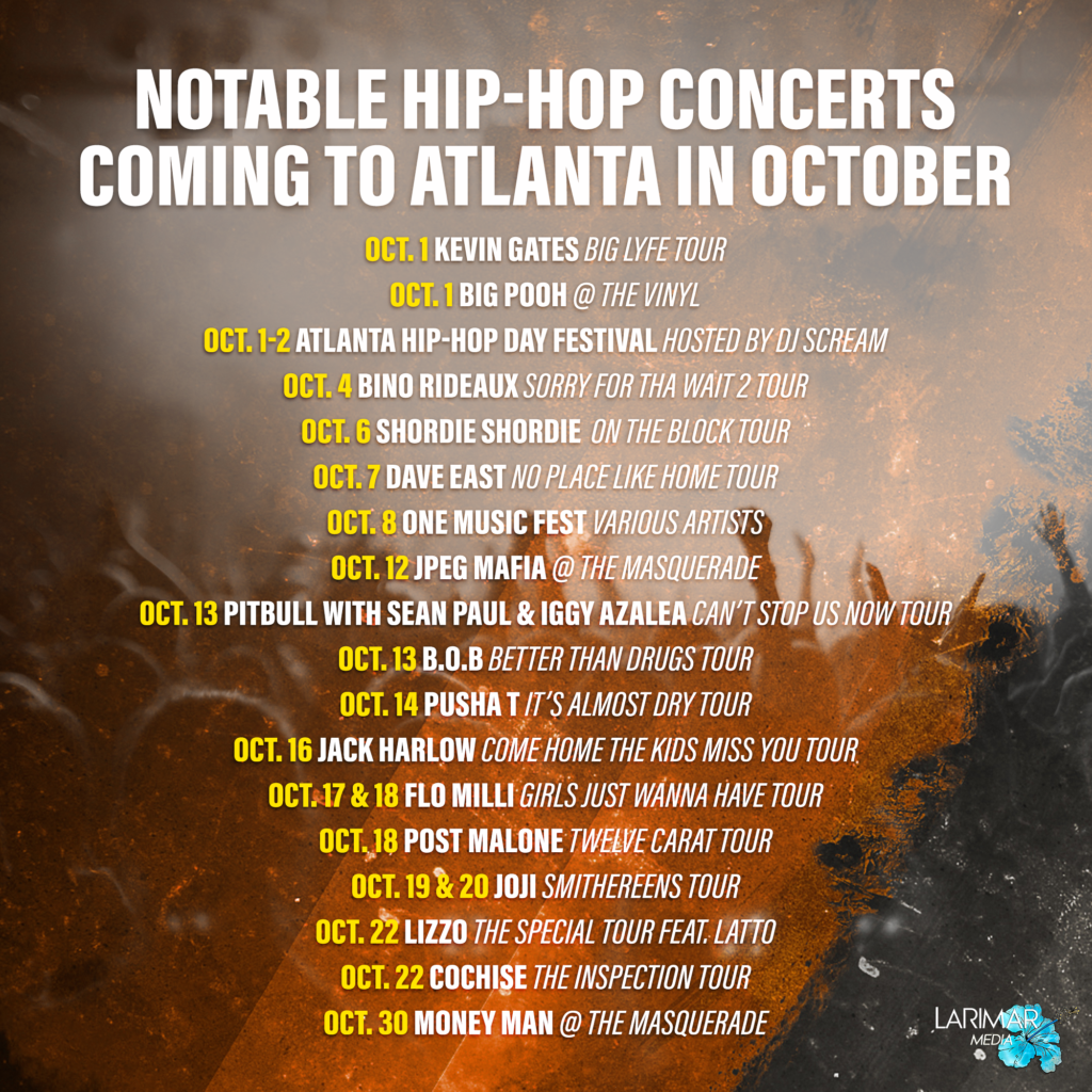 October Hip-Hop Concerts