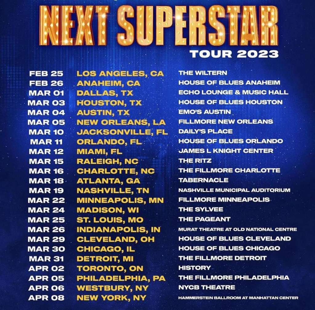 Next Superstar Tour 2023