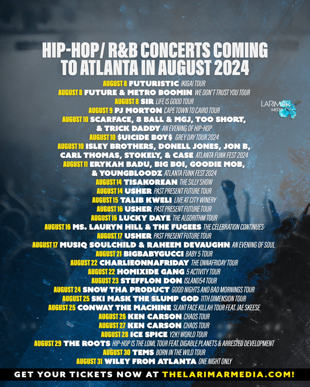 HipHop & R&B Concerts Coming to Atlanta in August 2024 Larimar Media