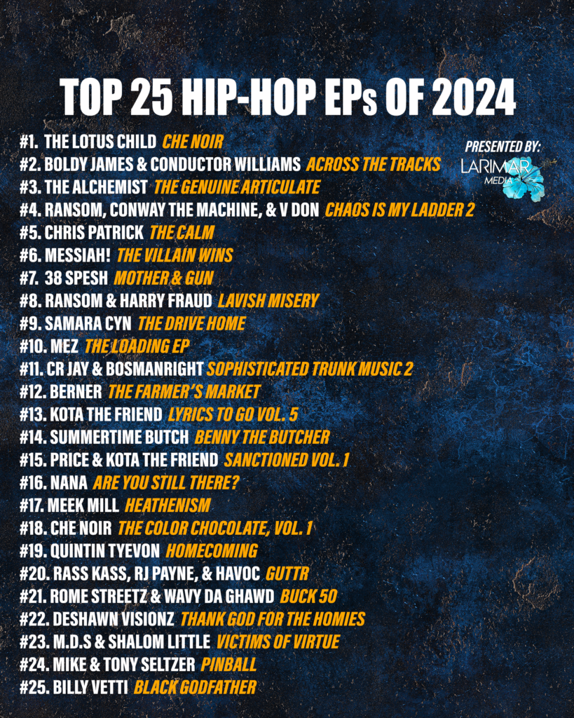 Top 25 EPs of 2025